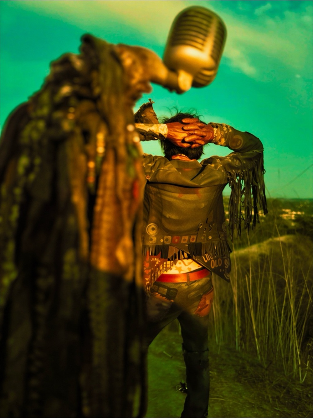 Goth Halloween horror zombie handmade costume
